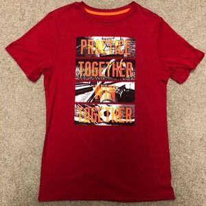 Boys C9 Champion L (12-14) Red Short Sleeve Shirt